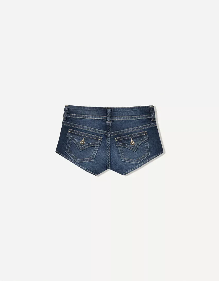 2026 New Fashion Personality Tight Hot Girl Low-rise Stretch Women's Denim Shorts