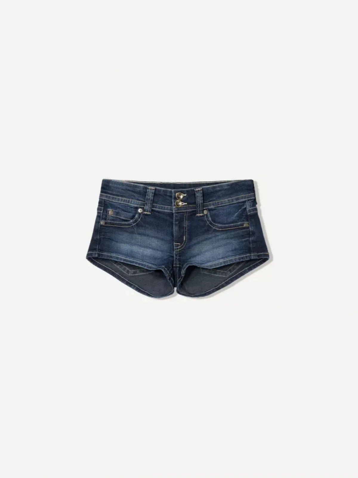 2026 New Fashion Personality Tight Hot Girl Low-rise Stretch Women's Denim Shorts