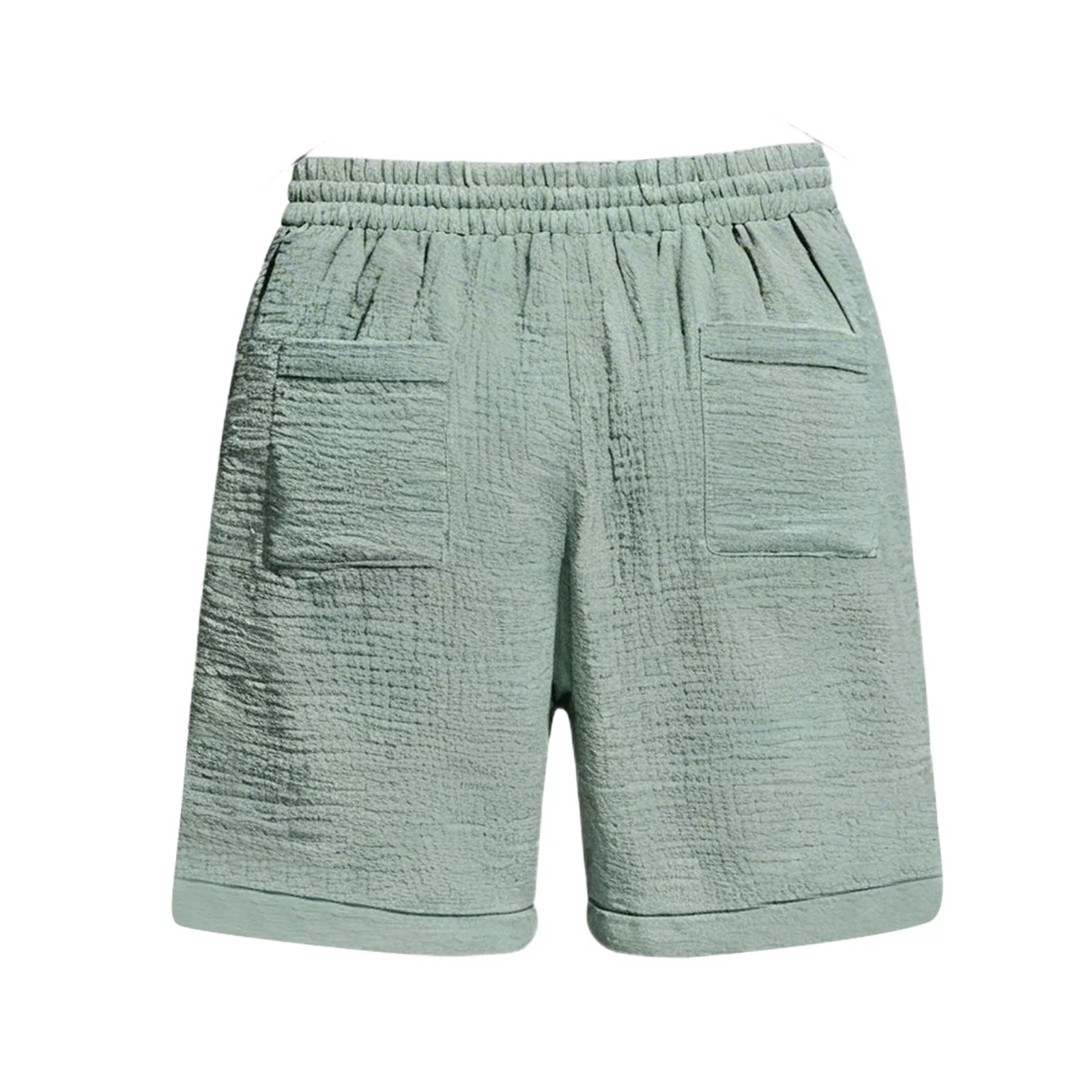 High Waist Drawstring Pocket Cotton Shorts Summer Women Casual Short Pants