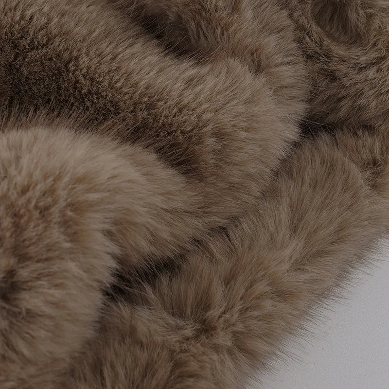 Fur Leather PU Shorts Sexy Pants High Waist Skinny Pants 2025 Women Winter Clothes Club Wear Fashion Cargo Elegant Cute Pants