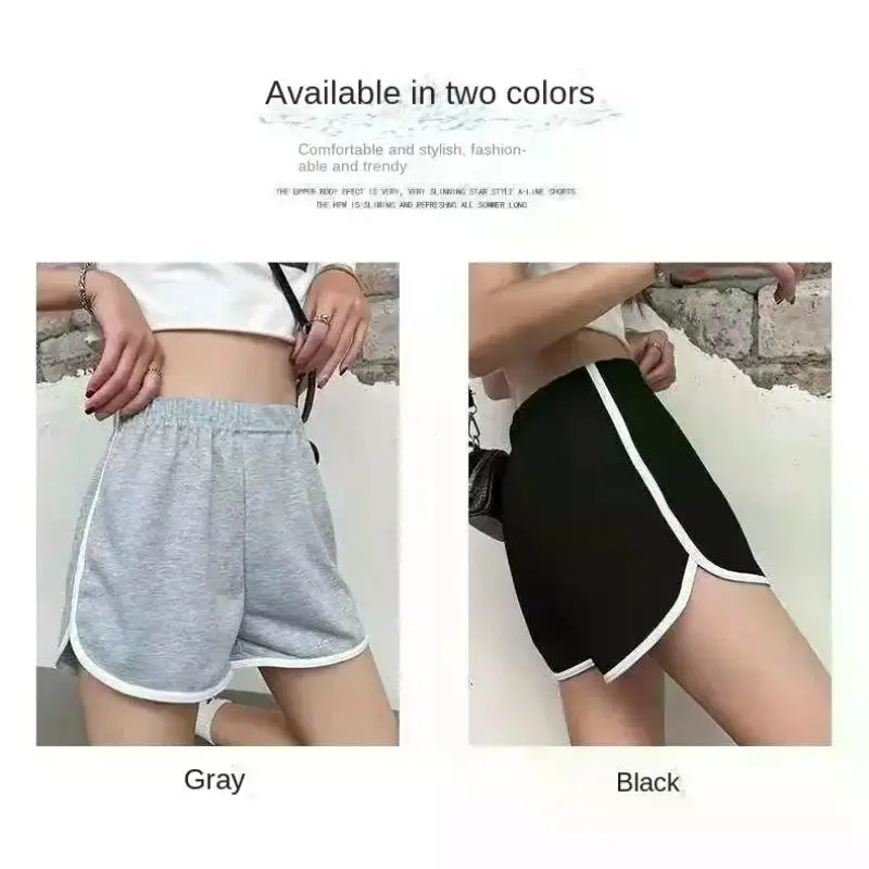 Summer New Shorts Women's Sports Shorts Casual Korean Edition Yoga Wide Legs Home Sleeping Pants High-waisted Slimming Shorts