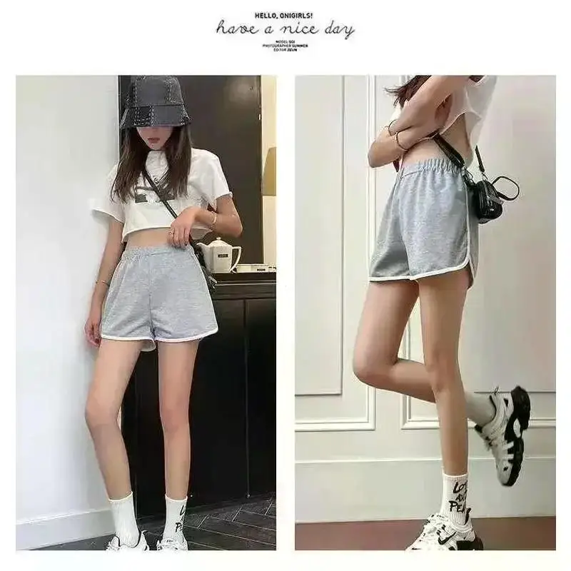 Summer New Shorts Women's Sports Shorts Casual Korean Edition Yoga Wide Legs Home Sleeping Pants High-waisted Slimming Shorts