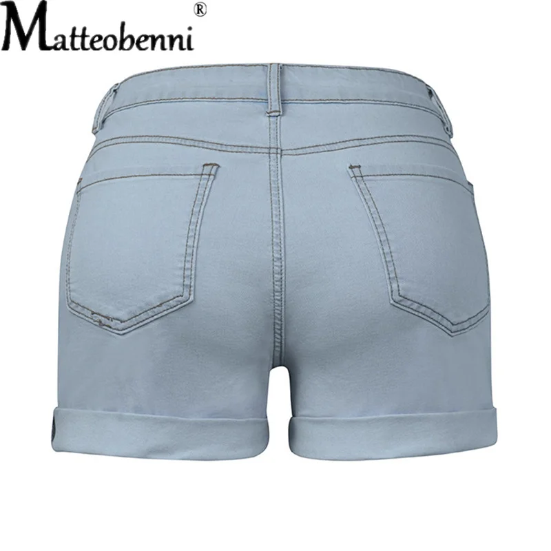 Sexy High Waist Crimping Hip Lift Women Short Jeans Summer Fashion Stretch Denim Shorts New Casual Push Up Vintage Street Shorts
