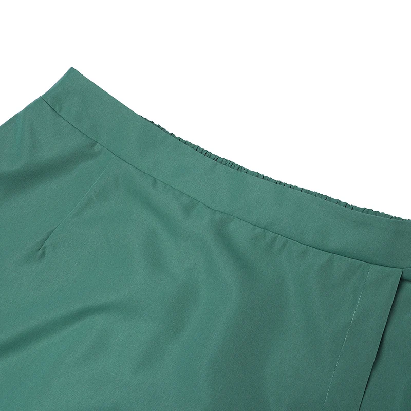 ZANZEA Women Summer Sports Shorts Korean Fashion Culottes 2024 Solid Casual Culotte Pant Elastic High Waist Shorts Streetwear