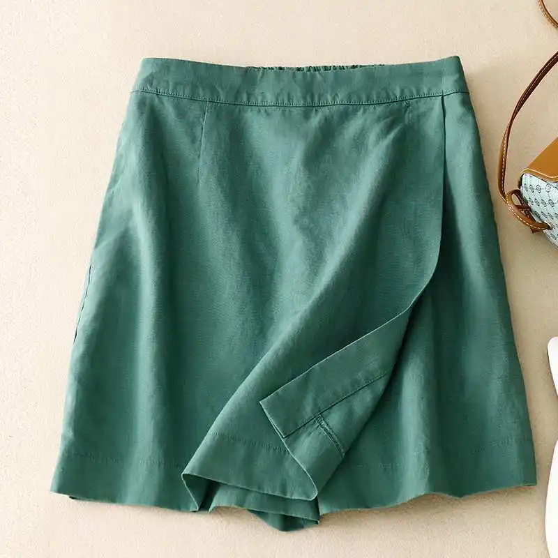 ZANZEA Women Summer Sports Shorts Korean Fashion Culottes 2024 Solid Casual Culotte Pant Elastic High Waist Shorts Streetwear