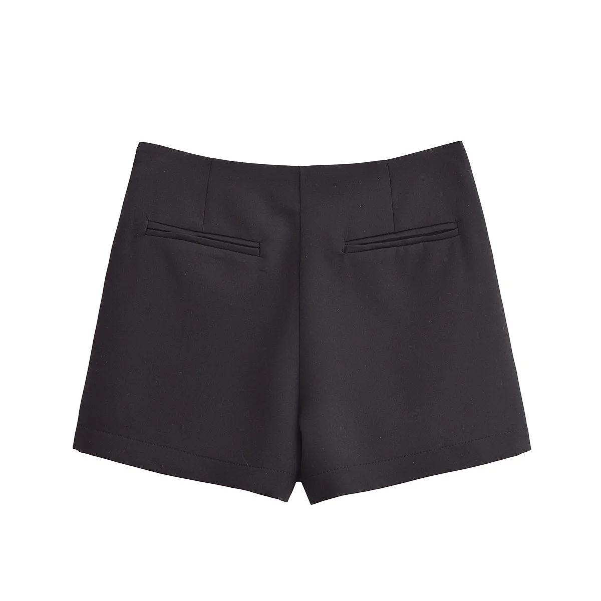 BSAY Shorts for Women Fashion Autumn Winter New Comfortable Casual Solid Color Side Zip Middle-waisted A-line Culotte Skirt Pant