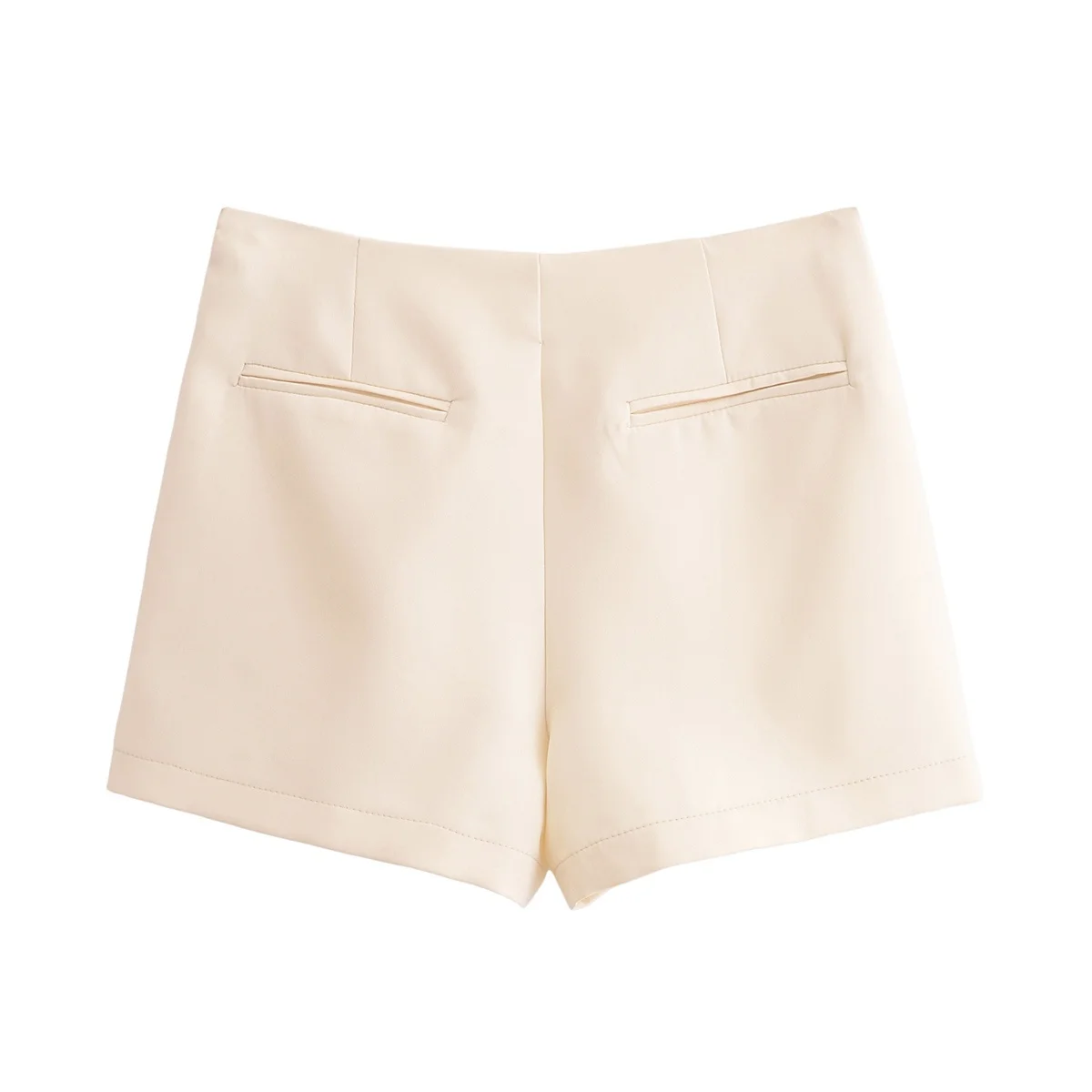 BSAY Shorts for Women Fashion Autumn Winter New Comfortable Casual Solid Color Side Zip Middle-waisted A-line Culotte Skirt Pant