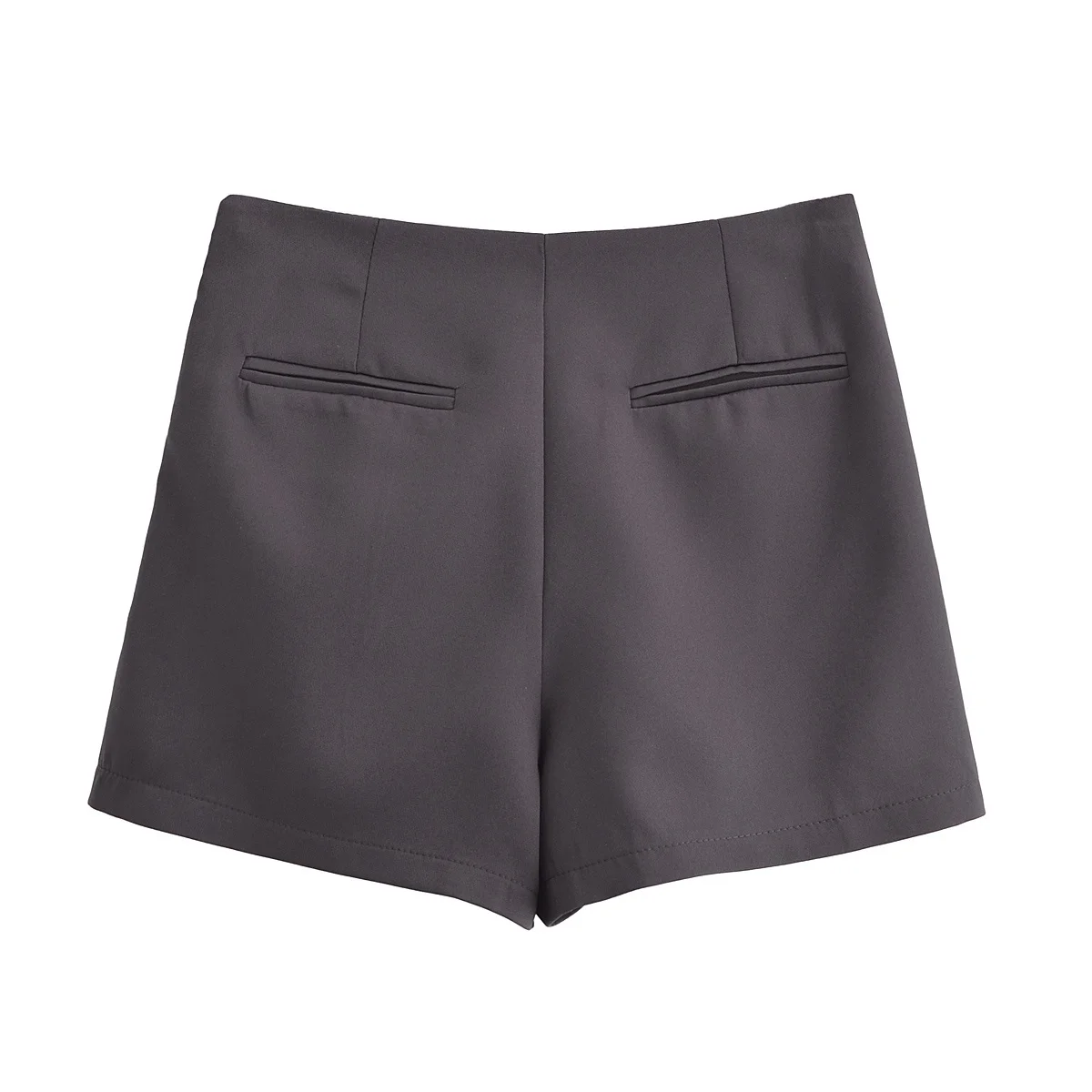 BSAY Shorts for Women Fashion Autumn Winter New Comfortable Casual Solid Color Side Zip Middle-waisted A-line Culotte Skirt Pant