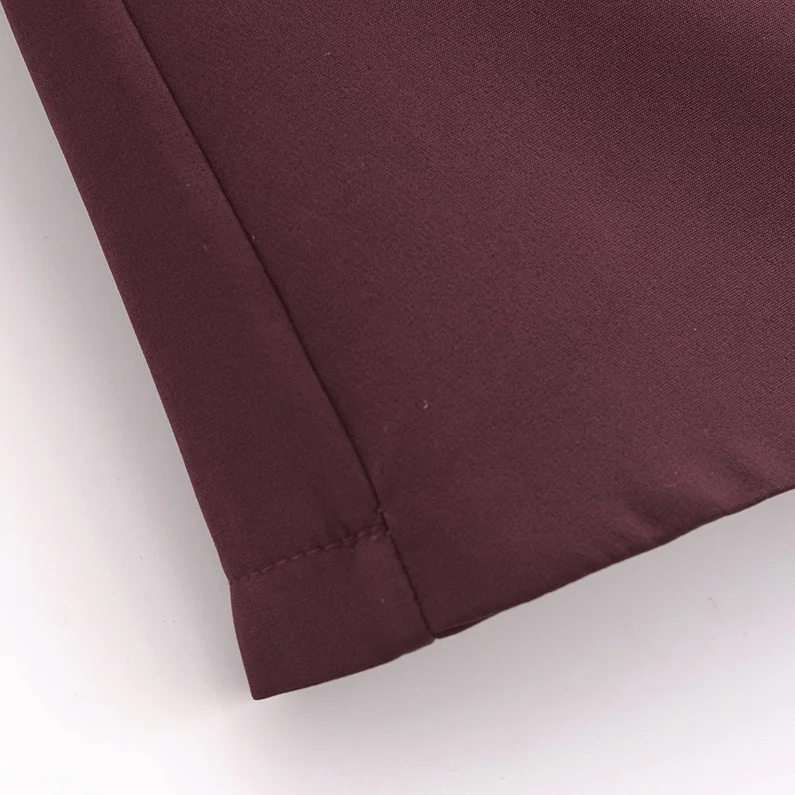 BSAY Shorts for Women Fashion Autumn Winter New Comfortable Casual Solid Color Side Zip Middle-waisted A-line Culotte Skirt Pant