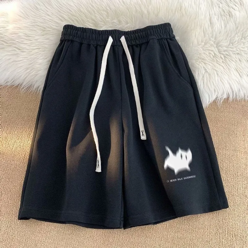Women Clothing Pantalones Cortos De Mujer Summer Casual Shorts Streetwear BF Print Fashion Y2k Wide Leg Pants 2025 New Bottoms