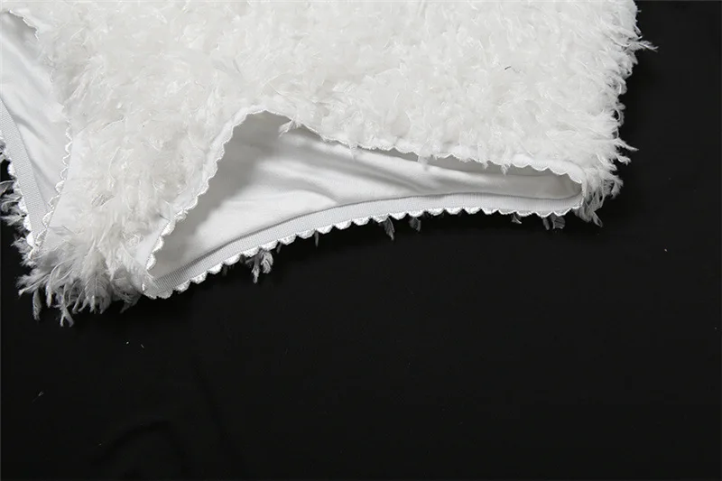 Y2K Plush Pants Women Snow White Low Waist Casual Christmas Tight Shorts
