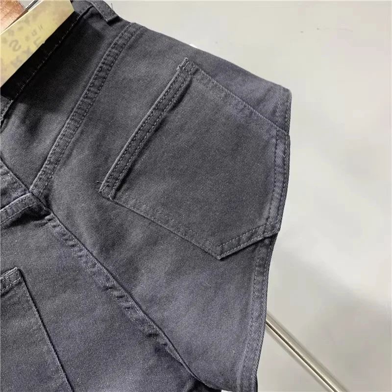 New Korean Women's Jeans Stretch Slim Cotton Denim Shorts A-line Hot Pants Women Clothing Sky Blue