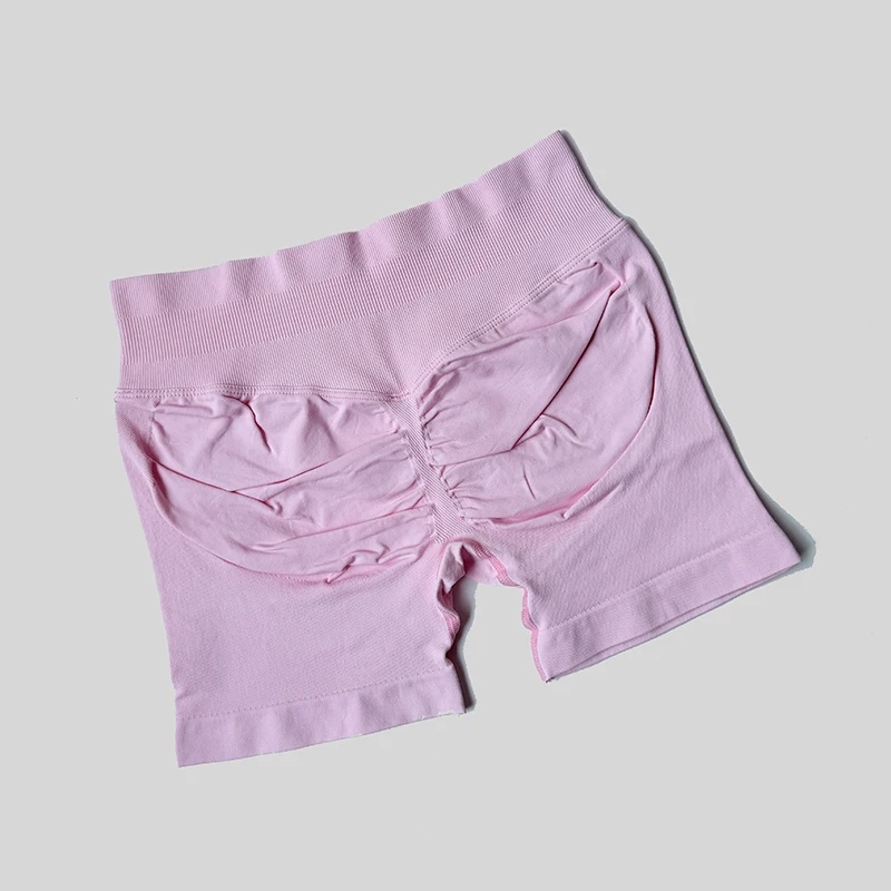 Women Casual Sports Shorts Summer Thin High Waist Shorts 4.5" Low Ribbed Band Running Breathable Short Pants
