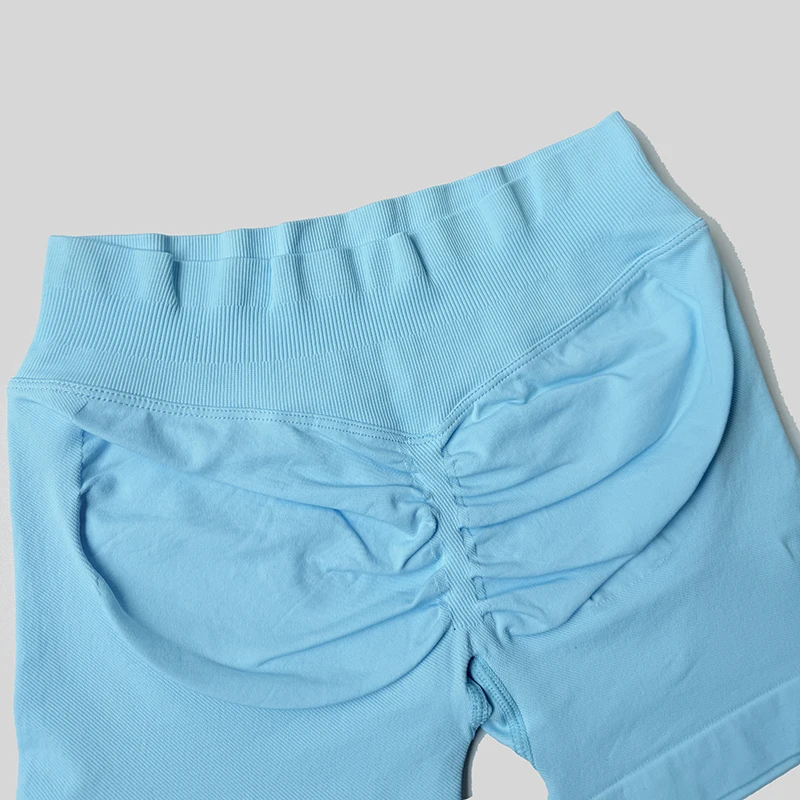 Women Casual Sports Shorts Summer Thin High Waist Shorts 4.5" Low Ribbed Band Running Breathable Short Pants