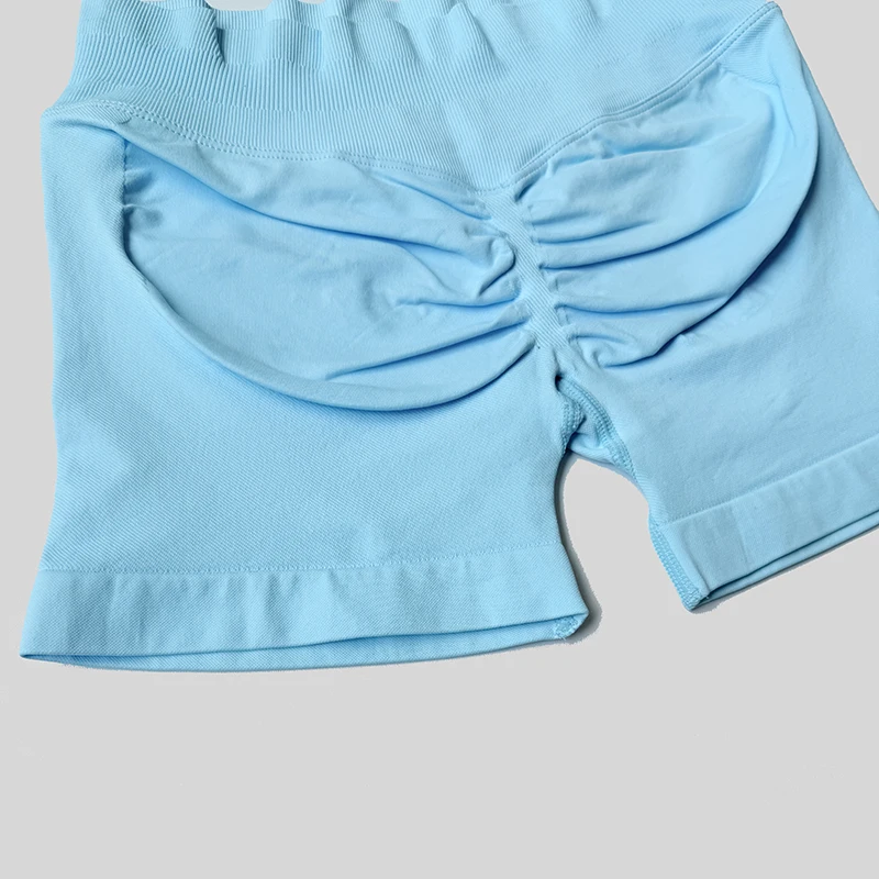 Women Casual Sports Shorts Summer Thin High Waist Shorts 4.5" Low Ribbed Band Running Breathable Short Pants
