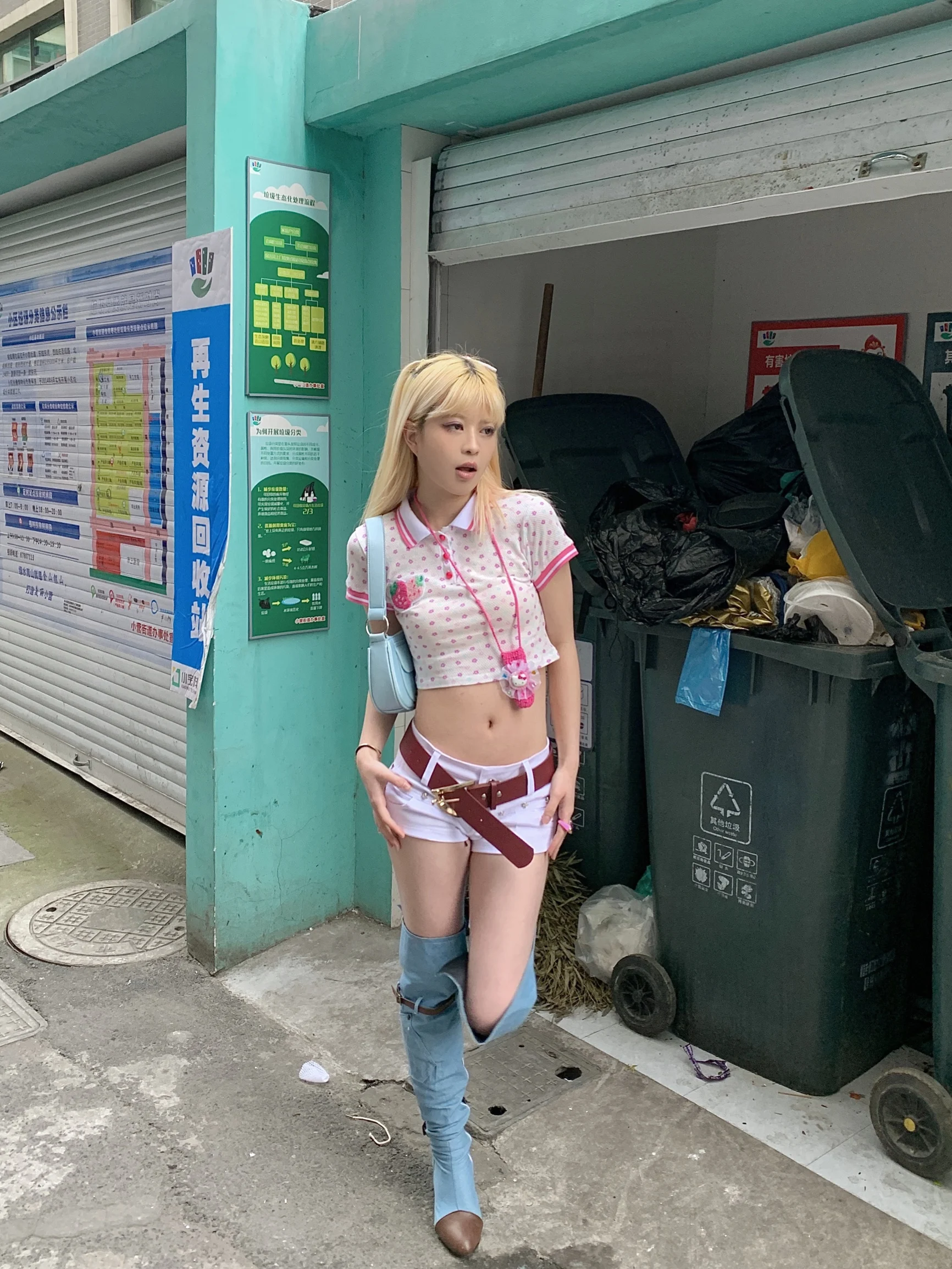 2023 Summer Hot Girls Japanese Harajuku Punk Skull Low Waisted Lace-up White Thin Denim Shorts Goth Rock Sexy Women Shorts