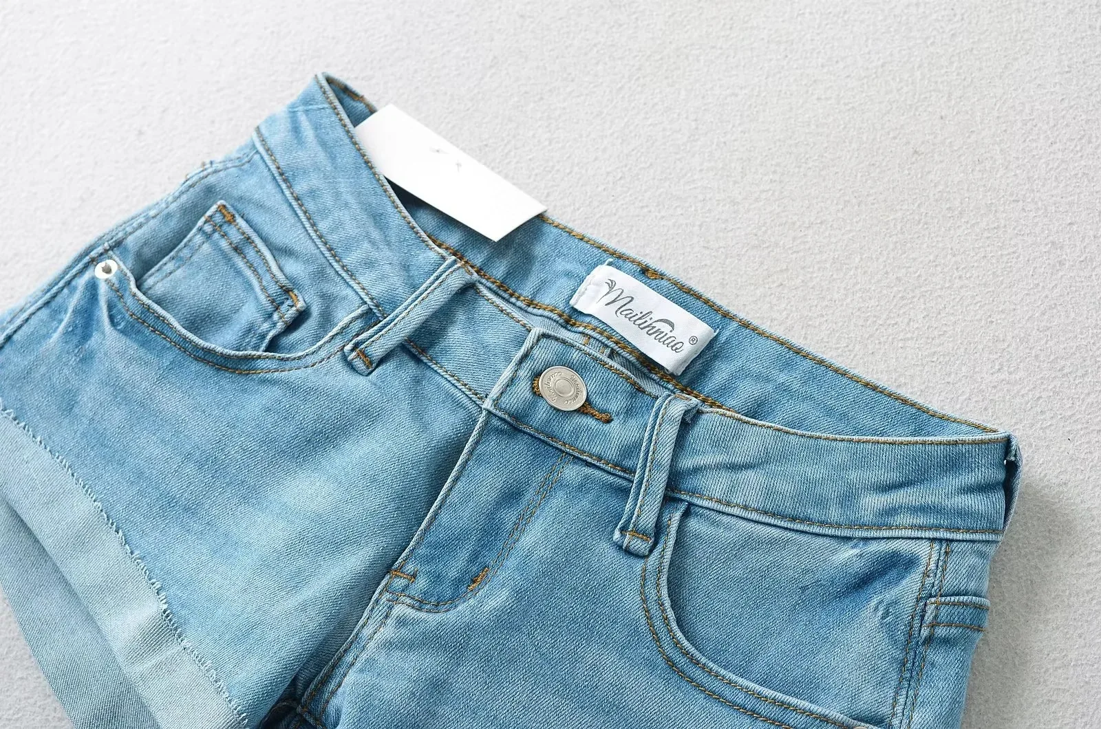 Shorts Women Straight Pants Denim Low Waist Sexy Slim Jeans Pockets Spliced 2024 Summer Casual Femme Basics Short Denims
