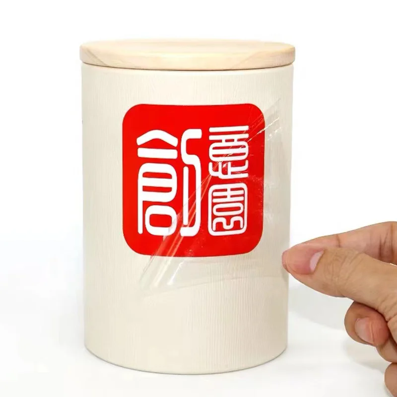 100PCS Custom DTF Transfer Stickers 3D UV Print Personalized DIY Company Logo Crystal Self-adhesive Label On Bottles Packing Box