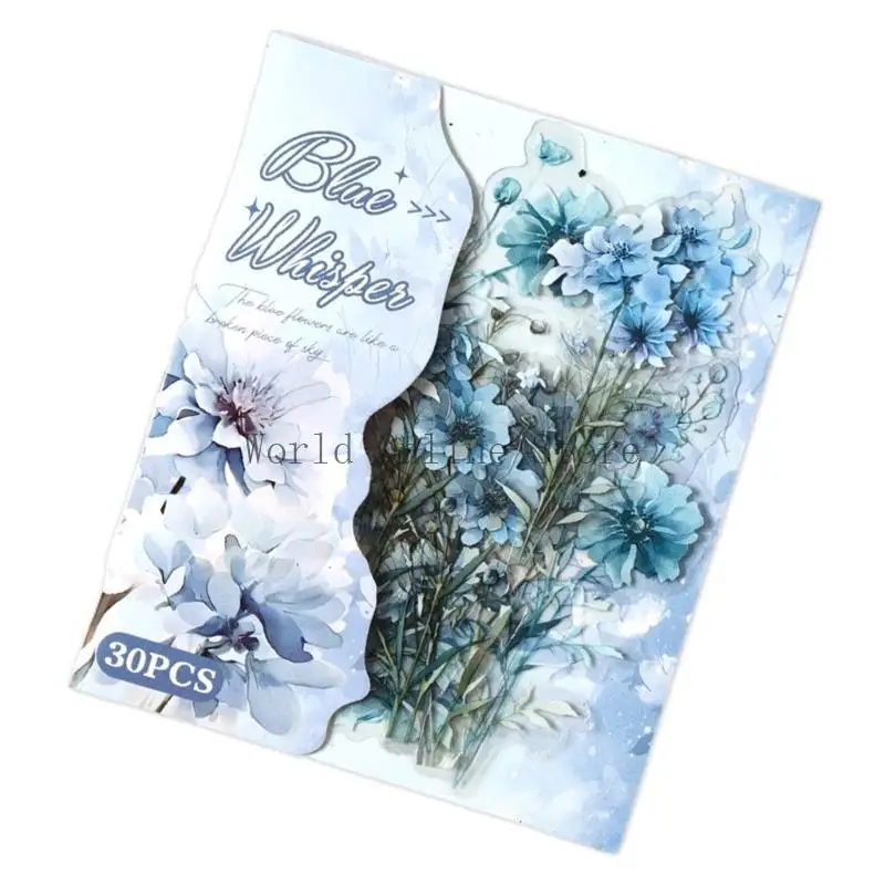 Sticker for Scrapbooking Adhesive Plant Theme 87HC