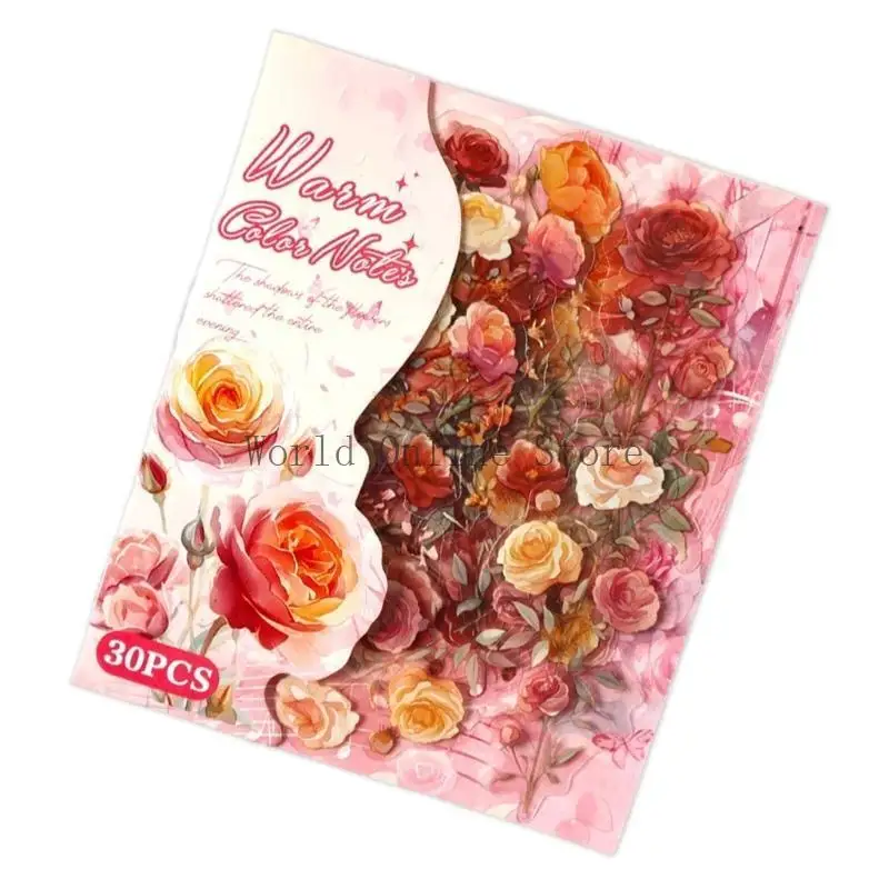 Sticker for Scrapbooking Adhesive Plant Theme 87HC