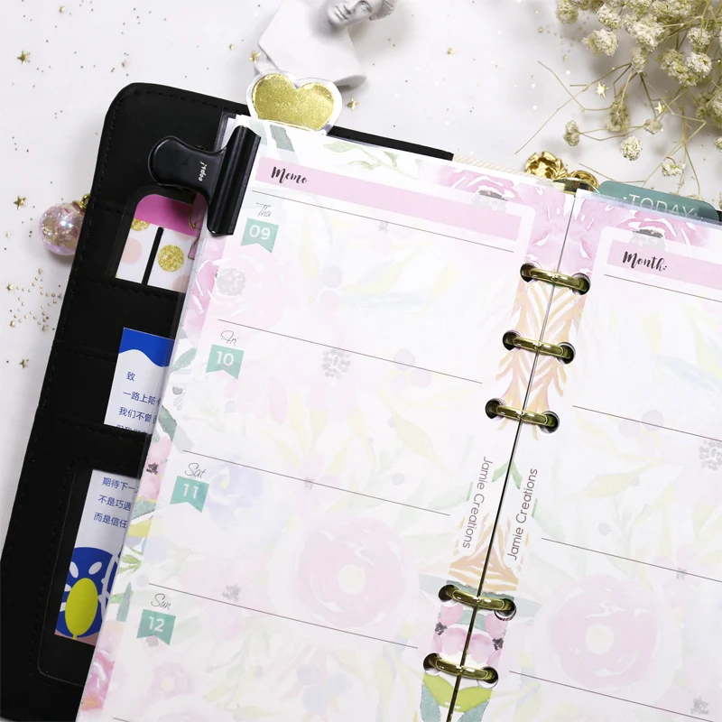 Fromthenon Round Number Sticker 365 Daily Days Stickers for 2024 Full Year Diary Journal Supplies Planner Decorative Stationery