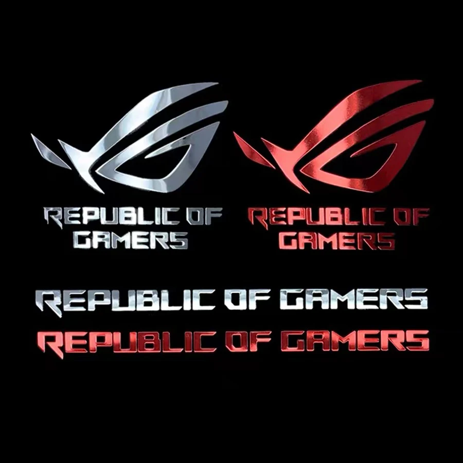 Eye of the Lost ROG esports Belief Metal stickers on player Kingdom God of War laptop case decoration stickers