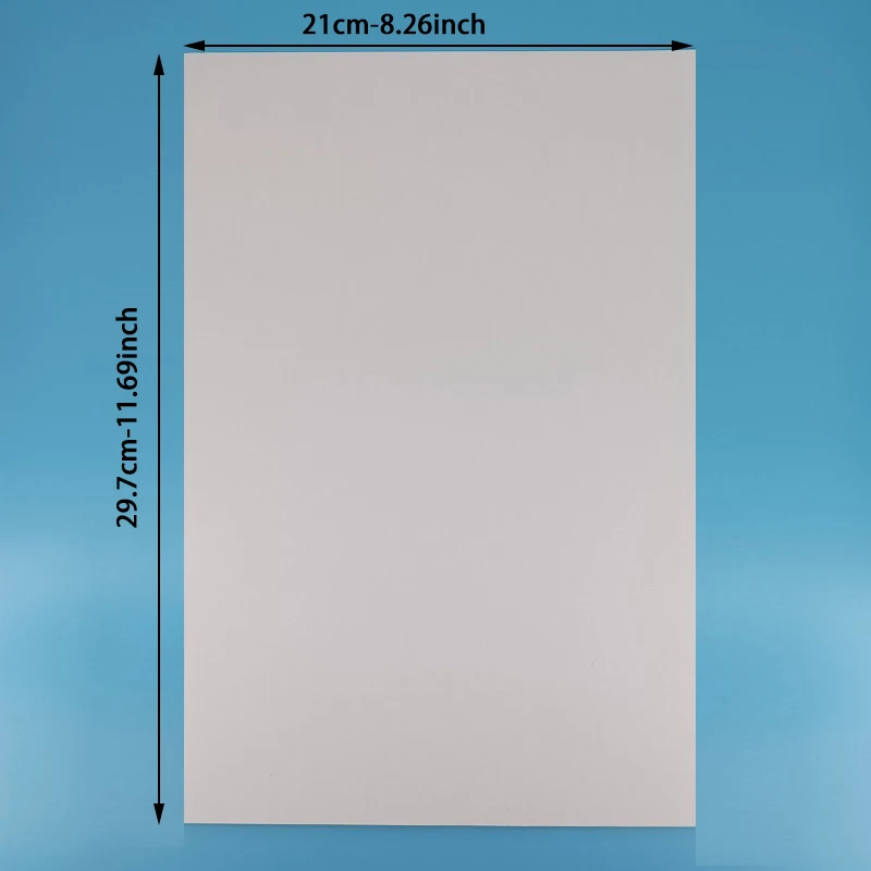 10 Sheets Matte A4 White Adhesive Label A4 210x297mm Inkjet /laser Printer Sticker Picture Text Product Package List Label