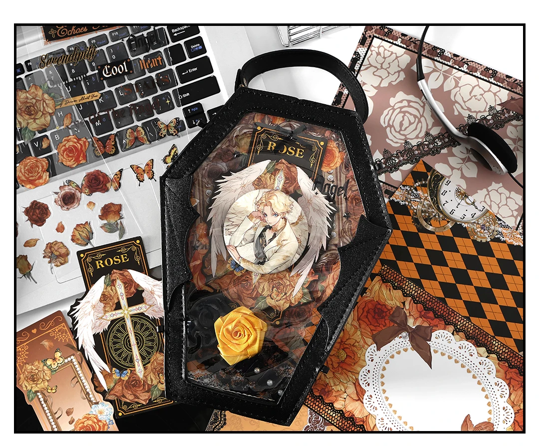 Kawaii painting Accessories Stickers Pack Tie Bag Material Package Comic Exhibition Accessories DIY Decorations Background