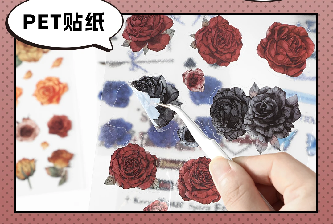 Kawaii painting Accessories Stickers Pack Tie Bag Material Package Comic Exhibition Accessories DIY Decorations Background
