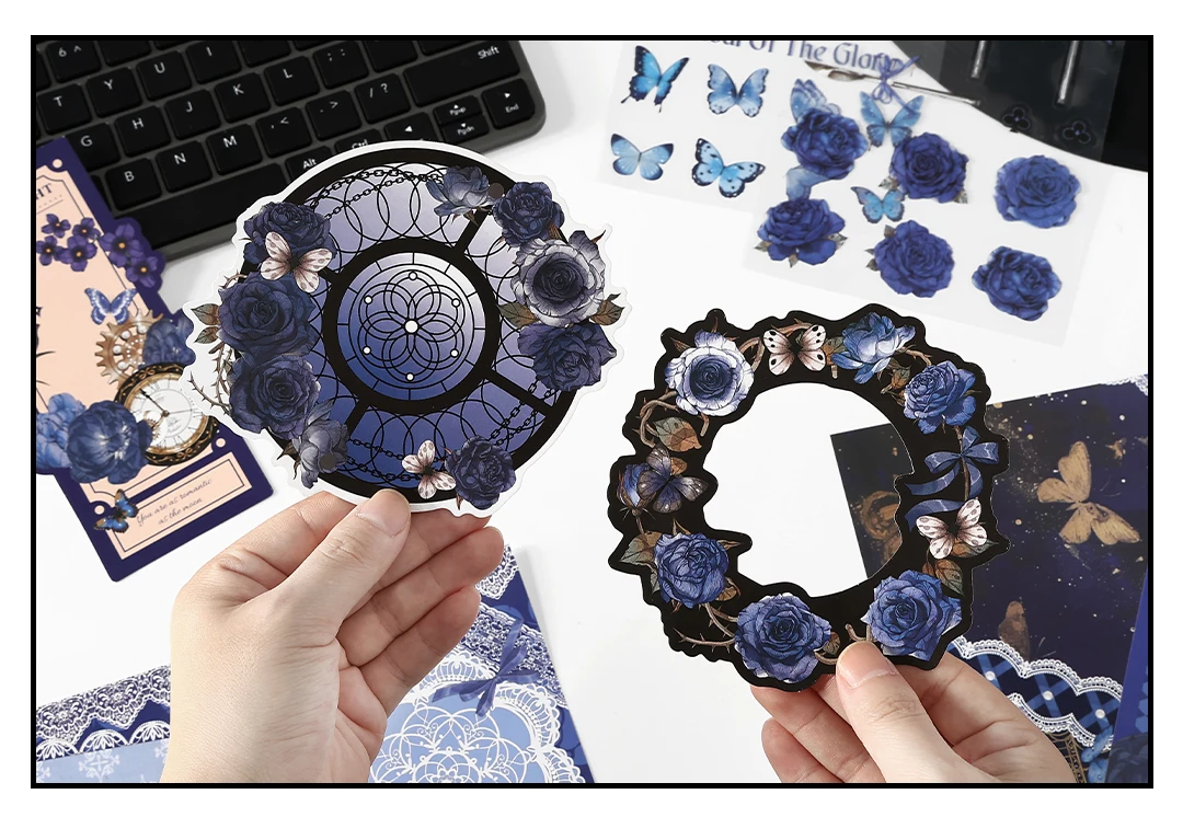 Kawaii painting Accessories Stickers Pack Tie Bag Material Package Comic Exhibition Accessories DIY Decorations Background