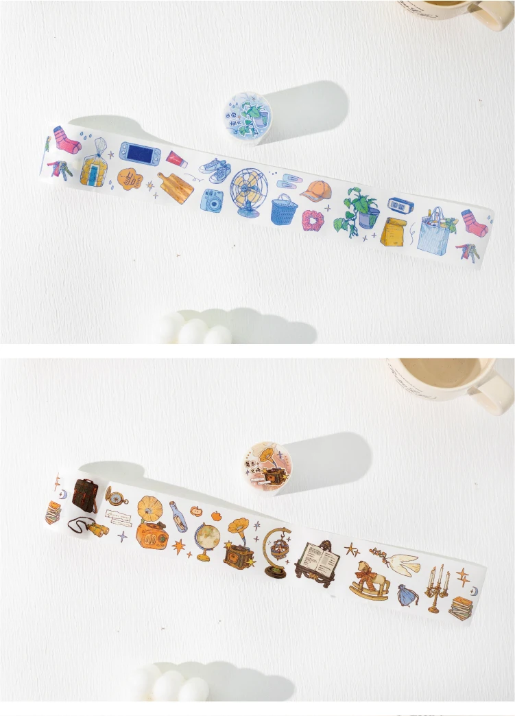 Journal GO 6/5x200cm Instagram Cute Daily Guka Tape Stickers DIY Stationery Scrapbooking Journaling Decorative Masking Tape