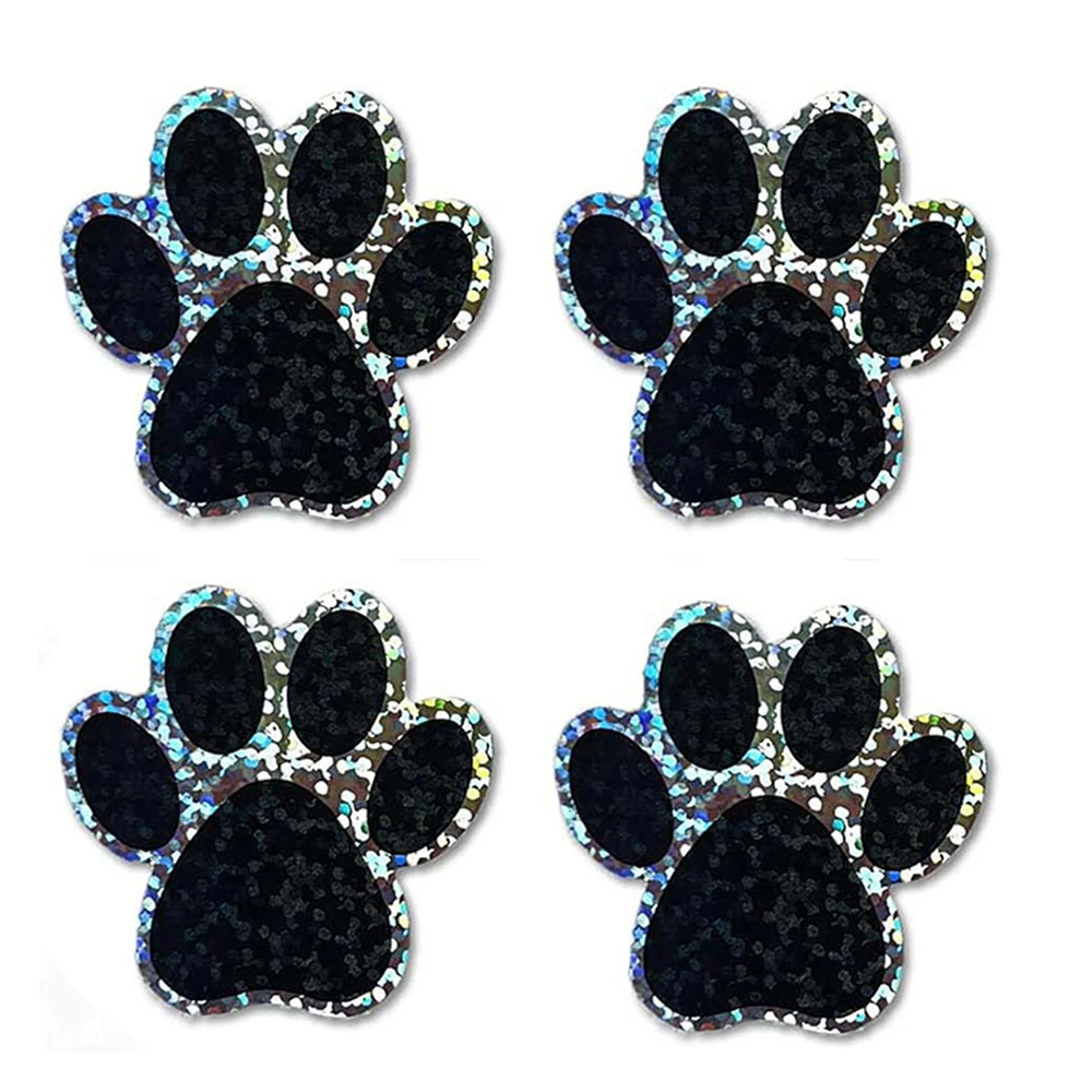50-500pcs Dog Cat Bear Paw Labels Stickers 1inch Colorful Paw Print Stickers For Laptop Reward Sticker Stationery For Student