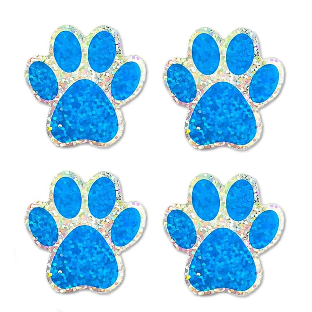 50-500pcs Dog Cat Bear Paw Labels Stickers 1inch Colorful Paw Print Stickers For Laptop Reward Sticker Stationery For Student