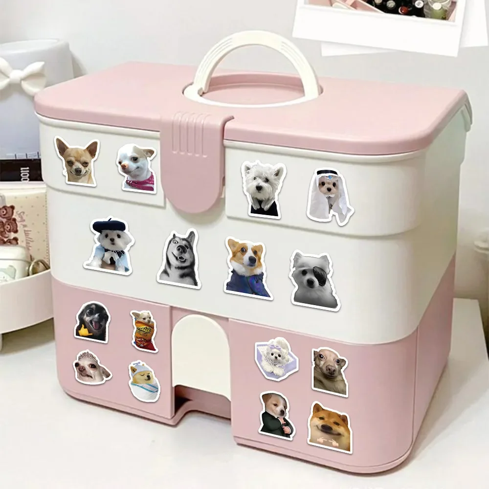 30/60/180 Funny Dogs Stickers Cartoon Cute Decals Toy Stationery Guitar Phone Bicycle Laptop Luggage Car Graffiti Kids Sticker