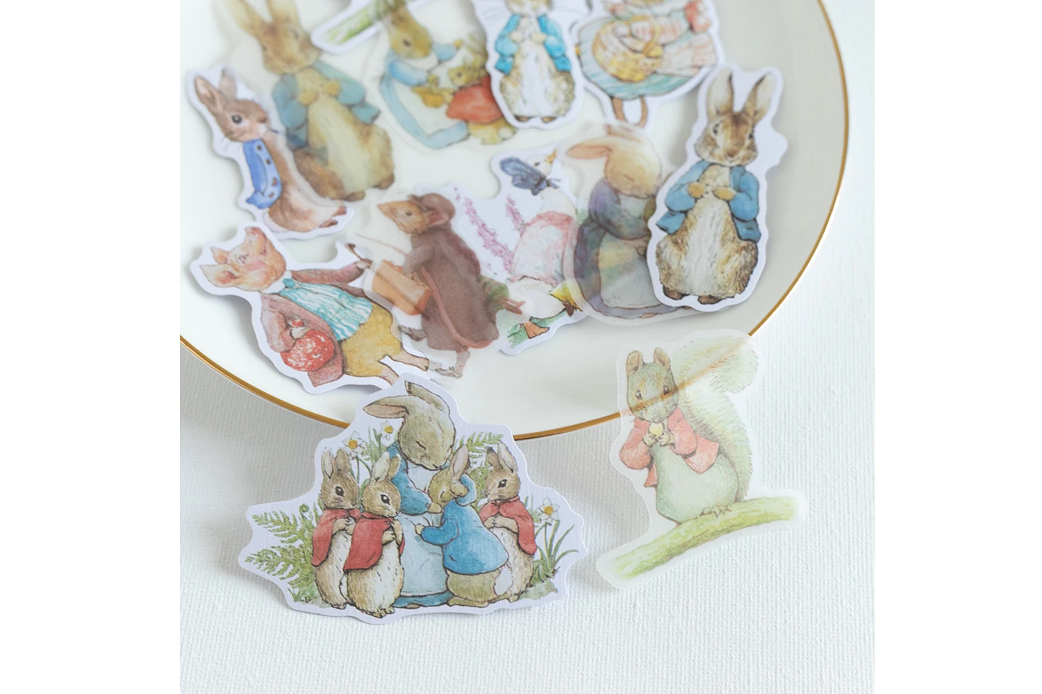 40 pcs/1lot kawaii Stationery Stickers Rabbit Diary Planner junk journal Decorative Scrapbooking DIY Craft Stickers