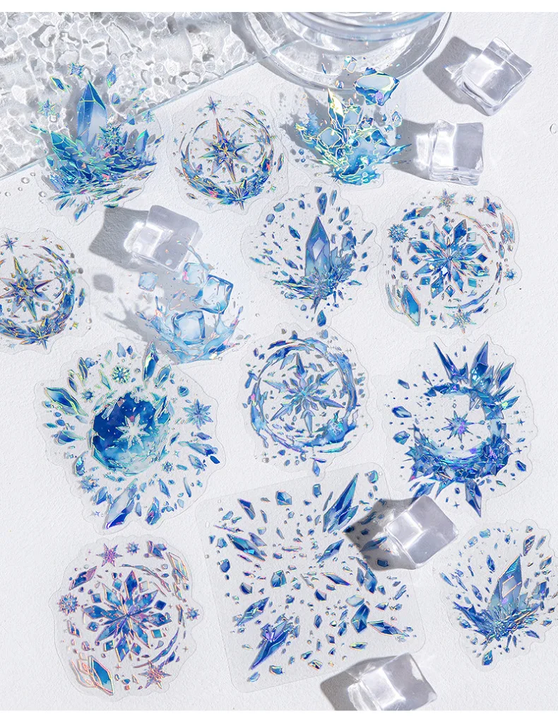 20pcs/1lot kawaii Stationery Sticker Boundless Waterspeak junk journal Decorative Scrapbooking DIY Craft Sticker