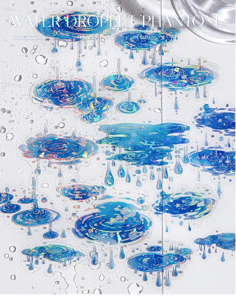 20pcs/1lot kawaii Stationery Sticker Boundless Waterspeak junk journal Decorative Scrapbooking DIY Craft Sticker