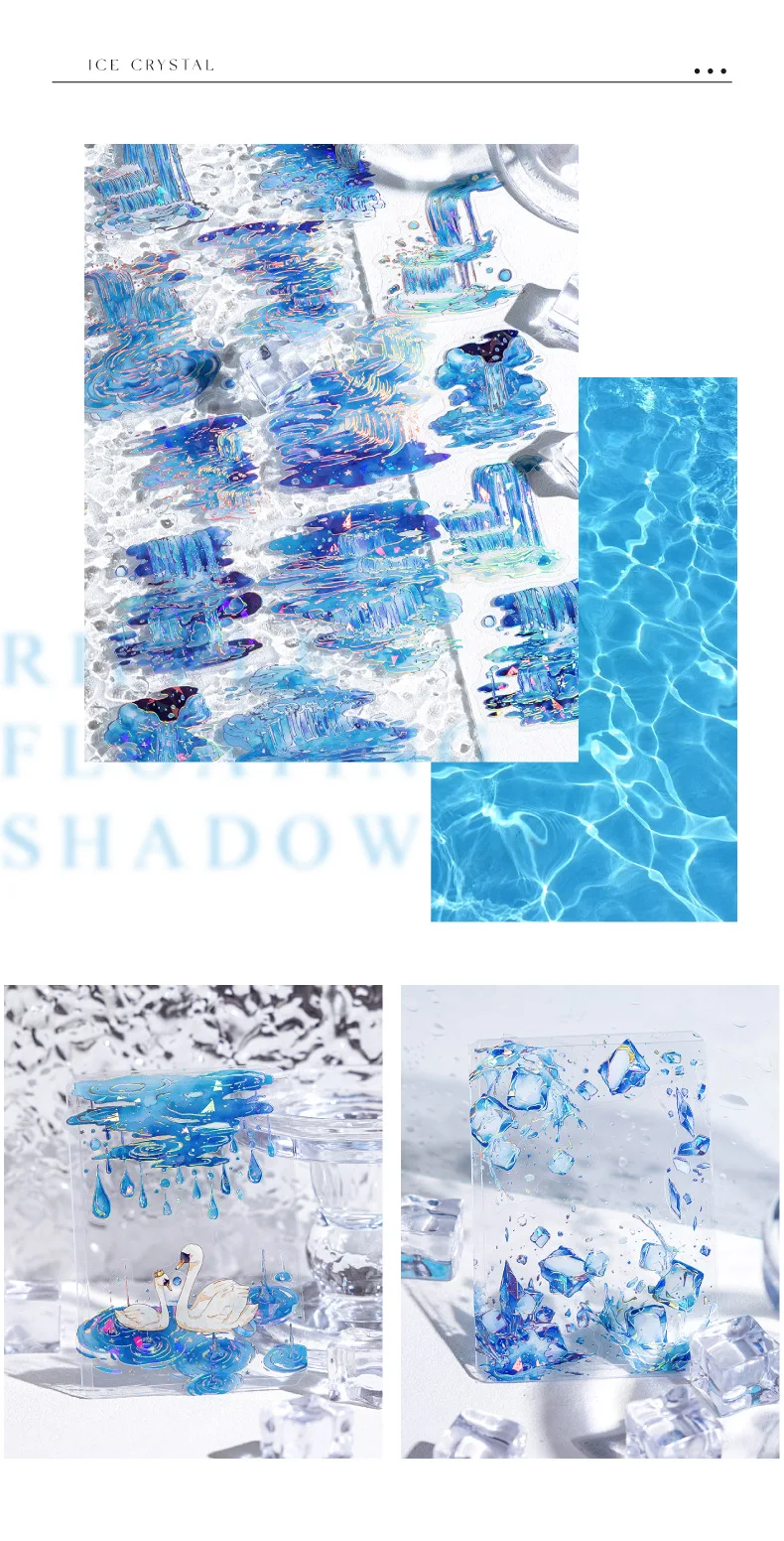 20pcs/1lot kawaii Stationery Sticker Boundless Waterspeak junk journal Decorative Scrapbooking DIY Craft Sticker
