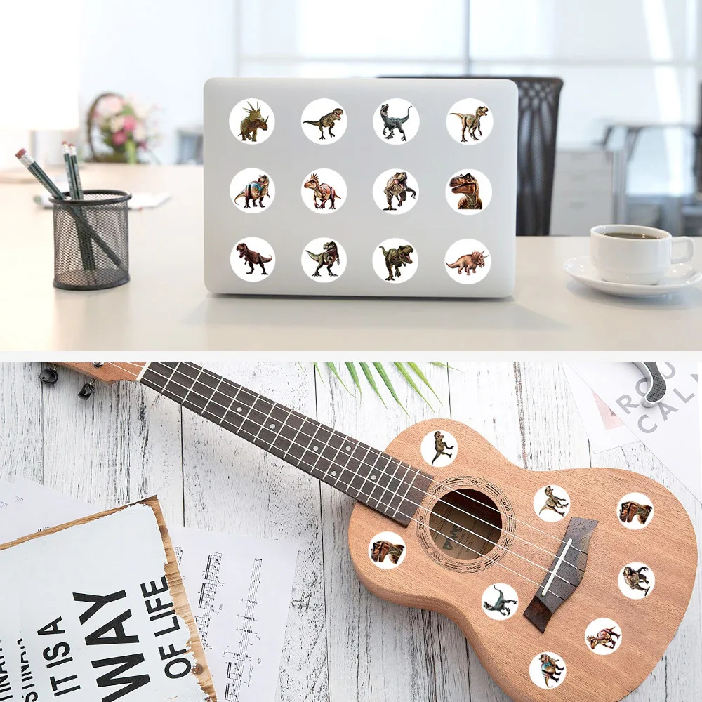 500pcs/roll Cartoon Dinosaur Stickers For School Reward Stickers Classroom Decoration Encouragement Sticker For Student Teacher