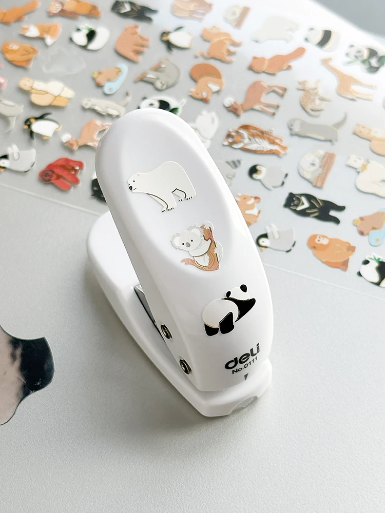 Korean Import Original NEKONI Animals Penguin Dinosaur Stickers Scrapbooking Diy Journal Stationery Sticker Decor School Supply