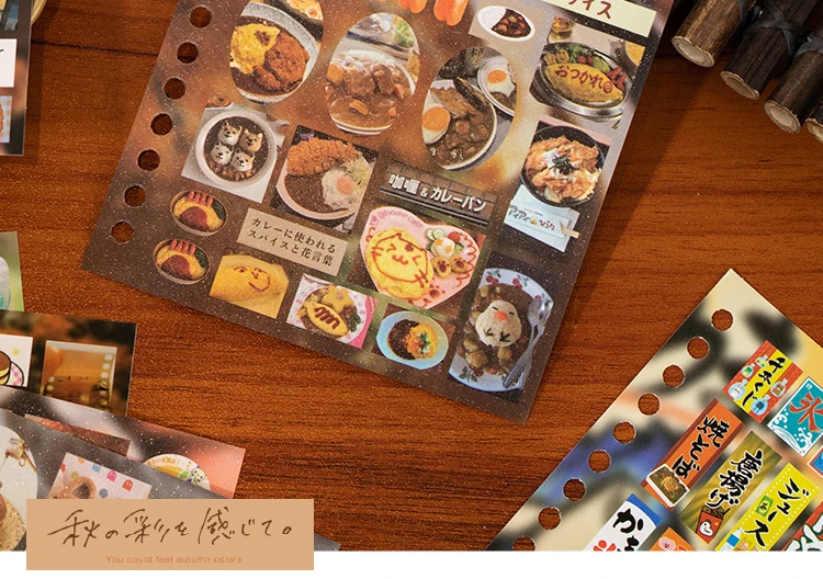 TIANZI 20/40 Pcs Retro Japanese Stationery Die Cut Stickers Book Cartoon Decorative for Handmade Scrapbooking Journal Supplies