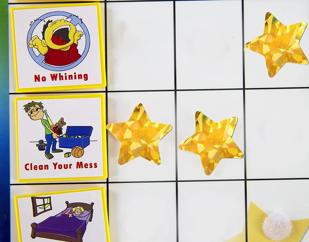 50-500pcs Holographic Silver Star Stickers For Kids Reward Gold Foil Star Stickers Labels For Wall Crafts Classroom Supplies