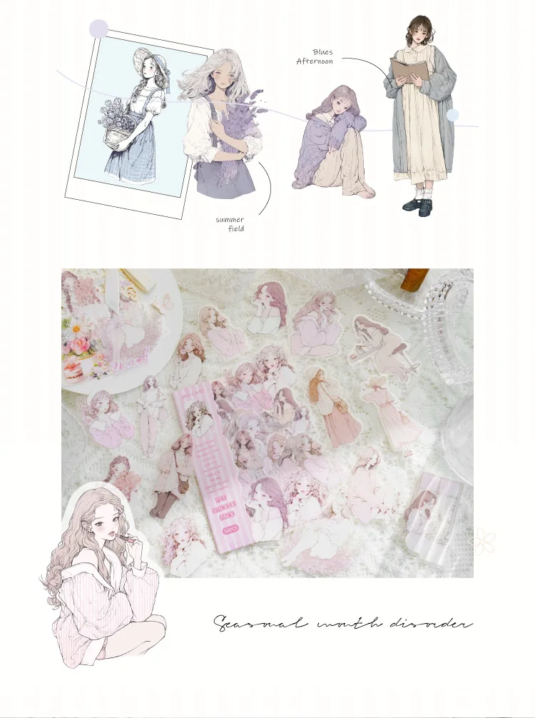 30pcs/1lot Kawaii Stationery Stickers White Lover Diary Decorative Mobile Stickers Scrapbooking DIY Craft Stickers