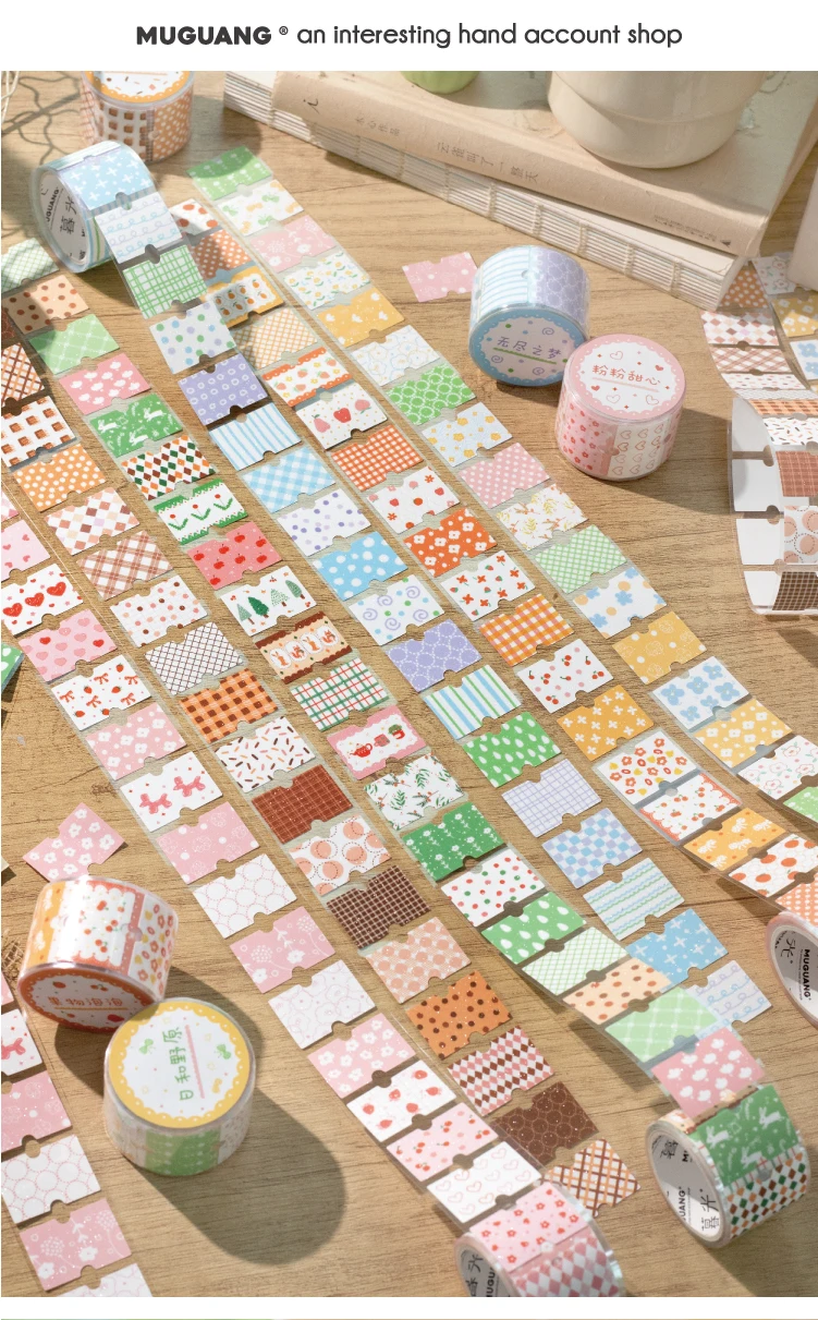 Journal GO 3x200cm Floral Tape Stickers Collage Junk Journal DIY Scrapbooking Planner Decor Photo Album Aesthetics Craft Tape