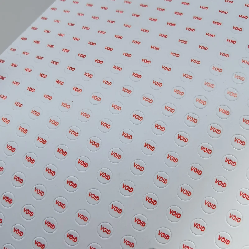 Drop Shipping 1000pcs 0.25cm Round Fragile Paper Warranty Sticker Void Black and Red Mobile Screw Seal