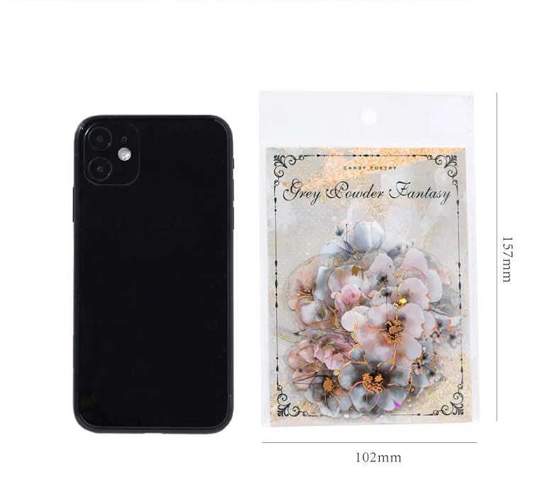 20pcs/lot Kawaii Stationery Stickers A Poem of Flowers Junk journaling stickers Planner Decorative Mobile Scrapbooking Supplies