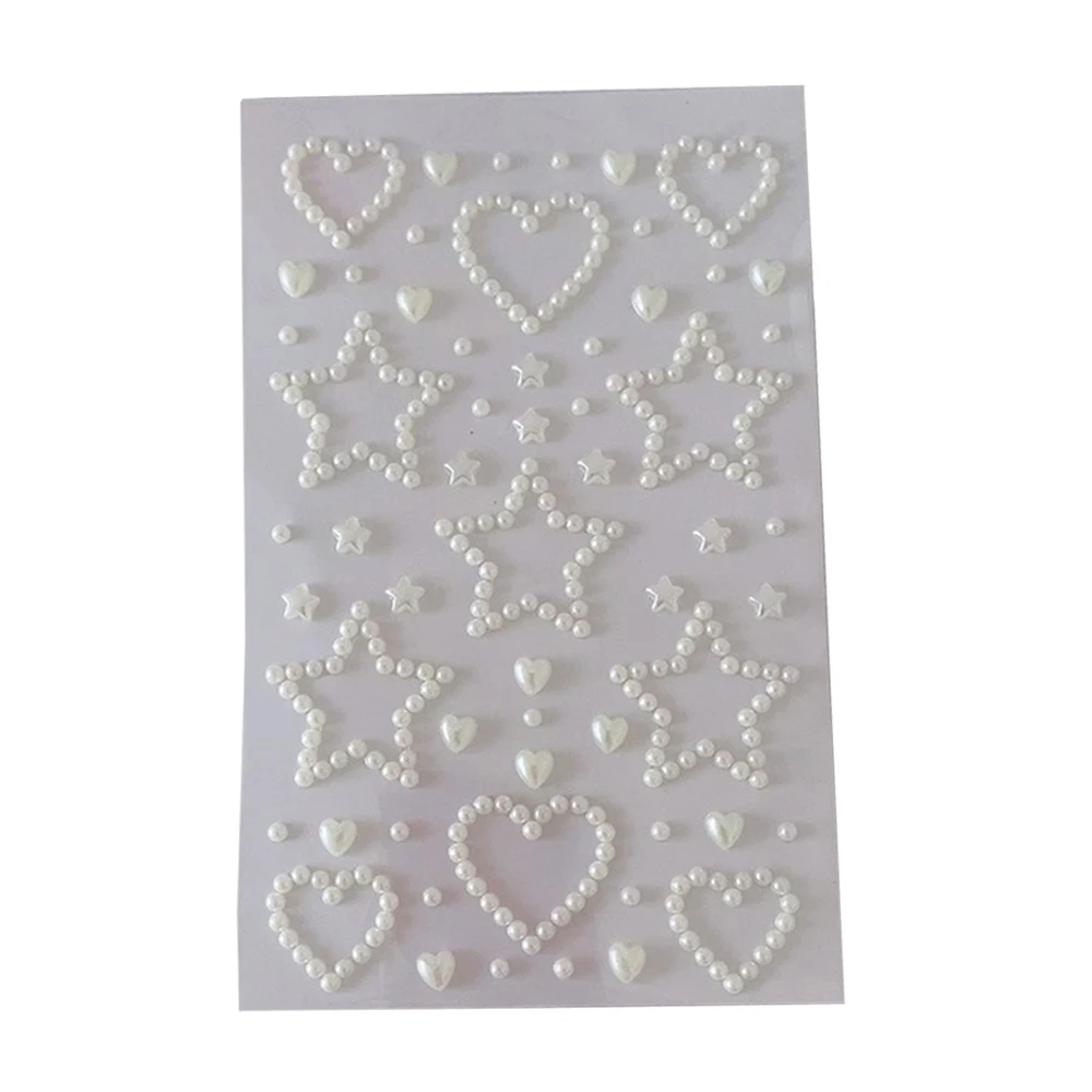 3D Star Heart Acrylic Crystal Stickers Kids DIY Decoration Self Adhesive Jewel Crafts Sparkly Rhinestone Stickers Girls Gifts