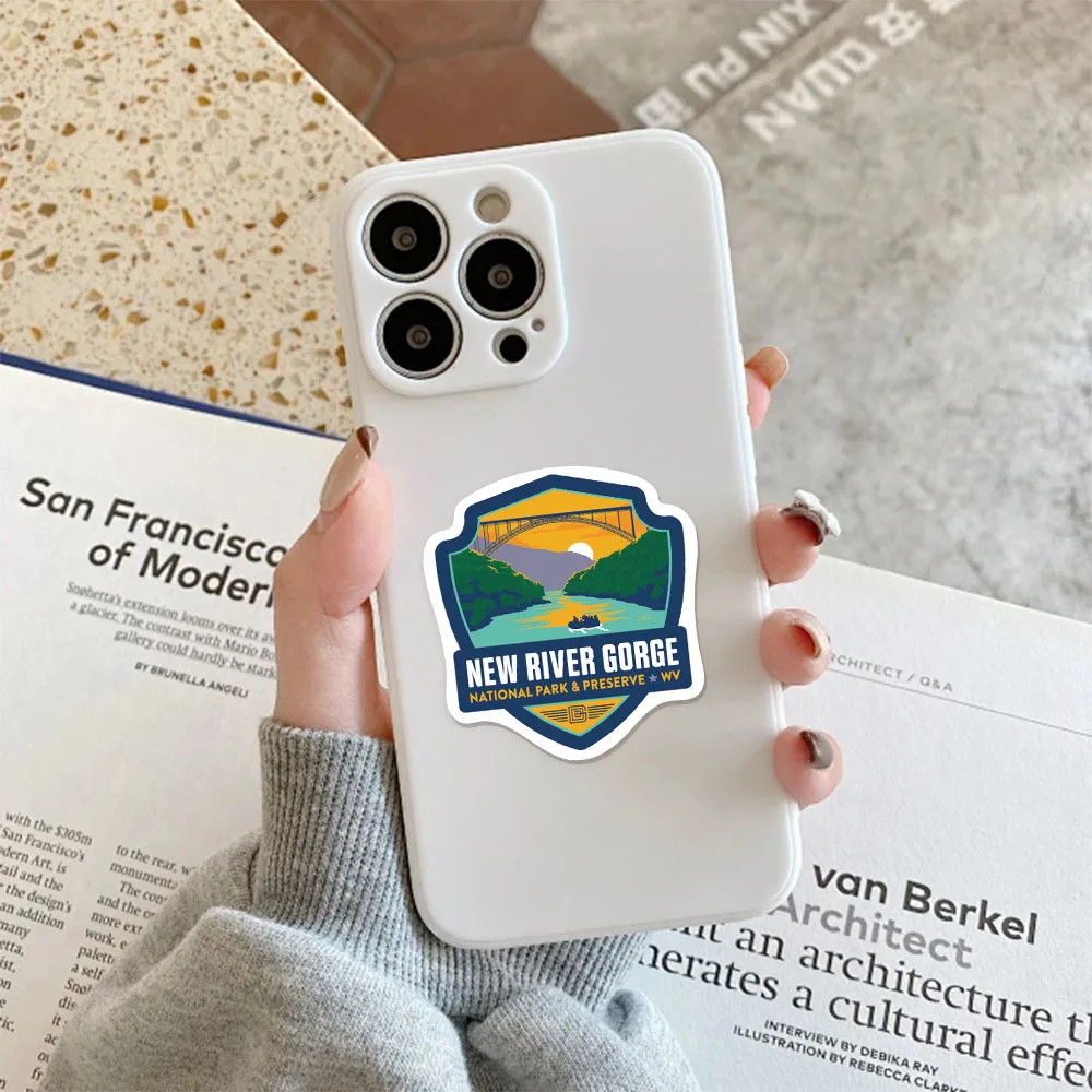 50PCS National Park Landscape Graffiti Stickers DIY Luggage Speaker Skateboard Water Cup Notebook Waterproof Stickers