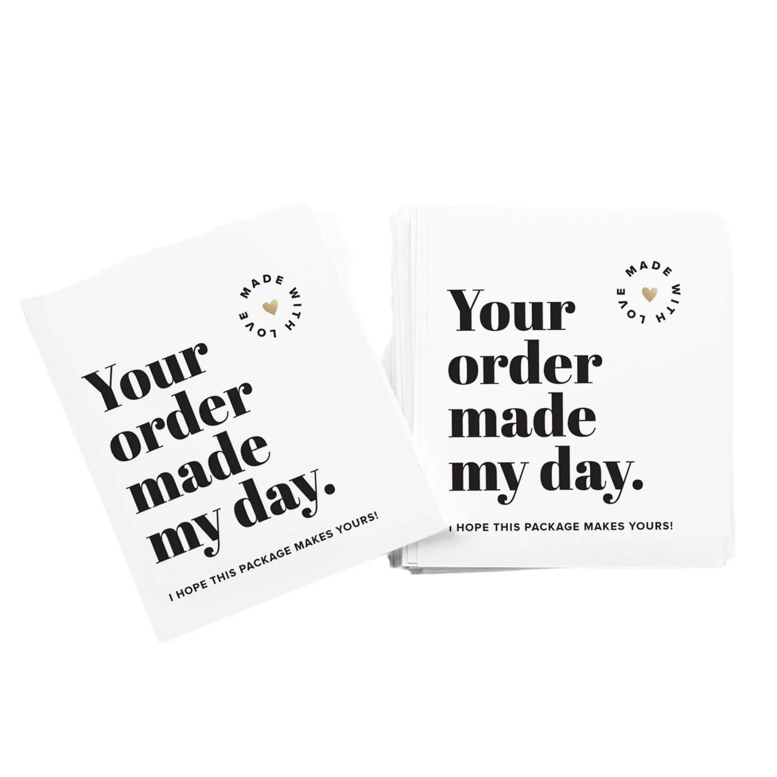 50 Pcs/pack Thank You Cards Business Card,Suitable for Business, Baby Shower, Wedding, Small Business, Graduation