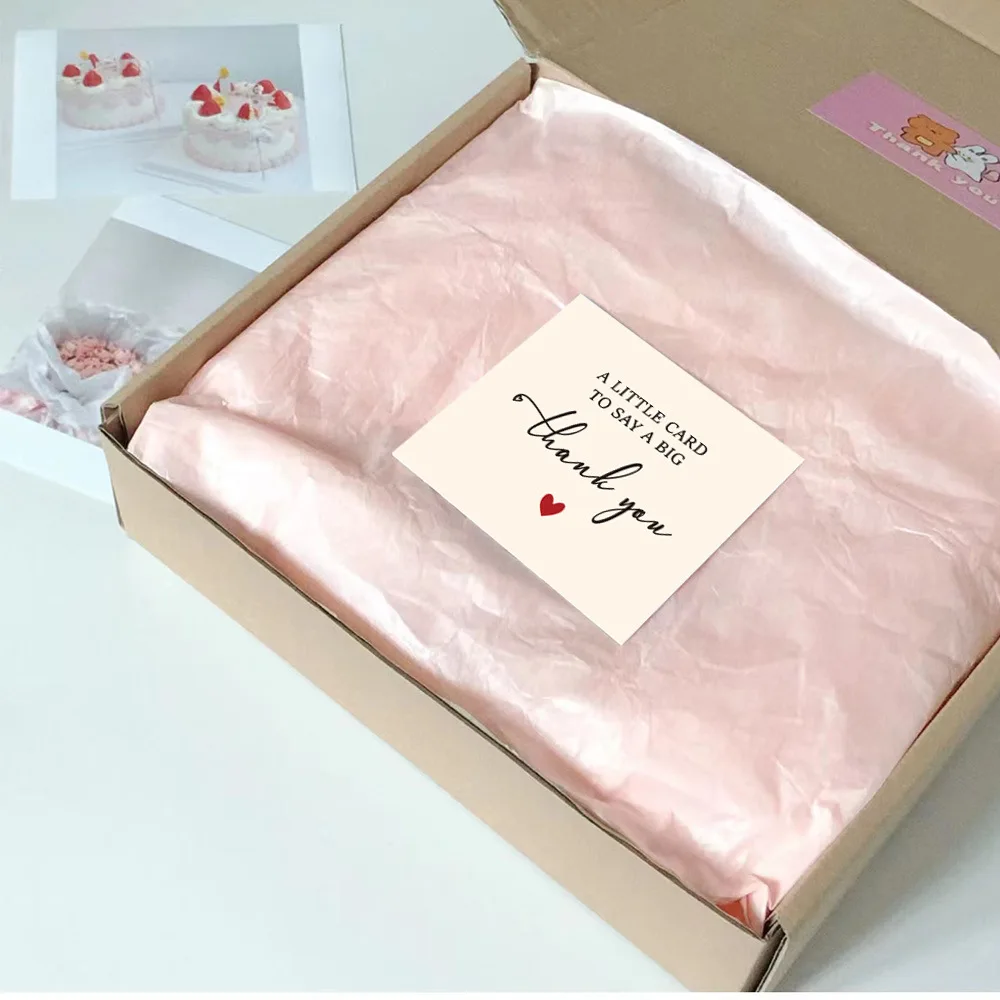 50 Pcs/pack Thank You Cards Business Card,Suitable for Business, Baby Shower, Wedding, Small Business, Graduation